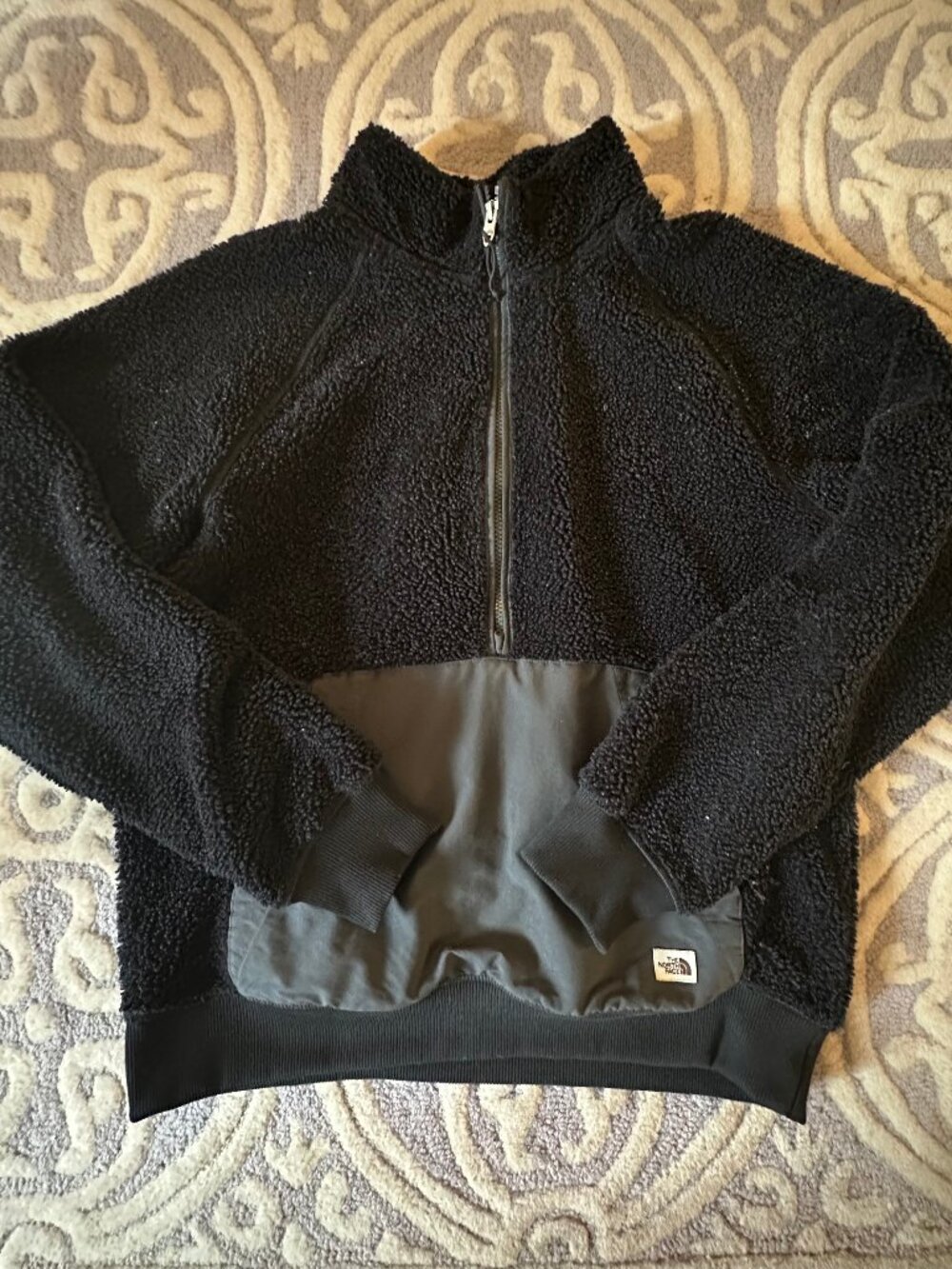 North Face Black Quarter Zip Fleece Sweater - Patagonia, Huckleberry, Columbia